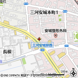 ブロンコビリー 三河安城店周辺の地図