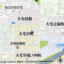 京都府京都市山科区大宅沢町130周辺の地図