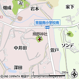 愛知県岡崎市田口町堂前18周辺の地図