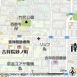 京都府京都市南区吉祥院東砂ノ町38周辺の地図