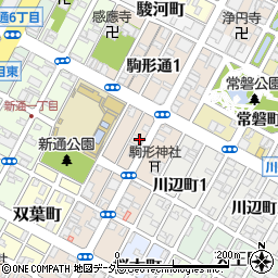 ひるめしや静岡ステーション周辺の地図