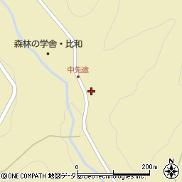 広島県庄原市比和町古頃587周辺の地図