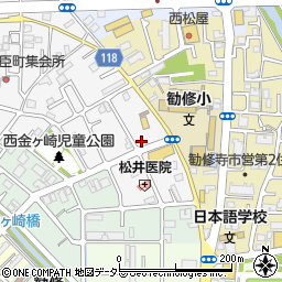 京都府京都市山科区勧修寺西栗栖野町203周辺の地図