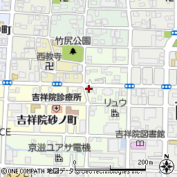 京都府京都市南区吉祥院東砂ノ町34周辺の地図