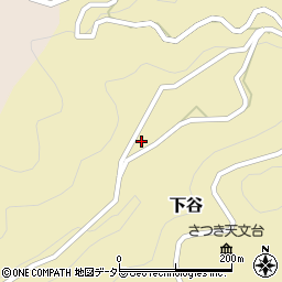 岡山県久米郡美咲町下谷361周辺の地図