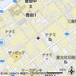 テラル　静岡営業所周辺の地図