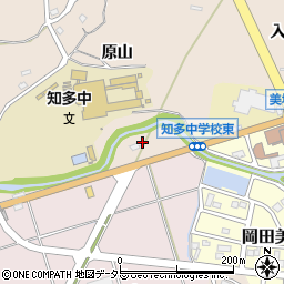 愛知県知多市日長仲曽根周辺の地図