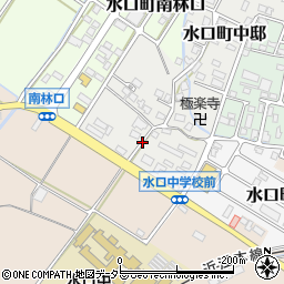 滋賀県甲賀市水口町中邸5周辺の地図