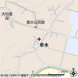 大阪府豊能郡能勢町垂水周辺の地図