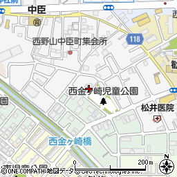 京都府京都市山科区勧修寺西栗栖野町106周辺の地図