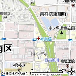 京都府京都市南区吉祥院稲葉町6周辺の地図