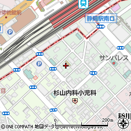 静岡市菓子組合周辺の地図