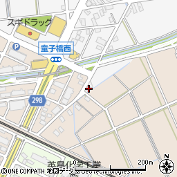 愛知県安城市篠目町童子158周辺の地図