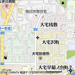 京都府京都市山科区大宅沢町41周辺の地図