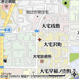 京都府京都市山科区大宅沢町40周辺の地図