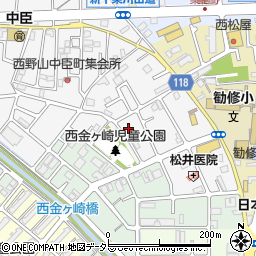 京都府京都市山科区勧修寺西栗栖野町290周辺の地図