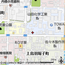 京都府京都市南区上鳥羽上調子町16周辺の地図