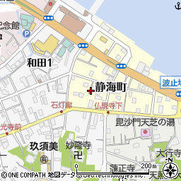 〒414-0042 静岡県伊東市静海町の地図