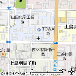 京都府京都市南区上鳥羽上調子町8周辺の地図
