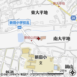 愛知県知多市八幡南大平地39周辺の地図
