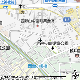 京都府京都市山科区勧修寺西栗栖野町119周辺の地図