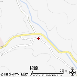 大阪府豊能郡能勢町杉原19-2周辺の地図