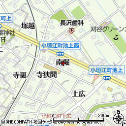愛知県刈谷市小垣江町南堀周辺の地図