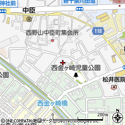 京都府京都市山科区勧修寺西栗栖野町113周辺の地図