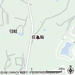 愛知県東浦町（知多郡）緒川（庄九坂）周辺の地図