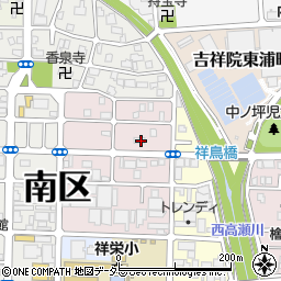京都府京都市南区吉祥院東前田町34周辺の地図