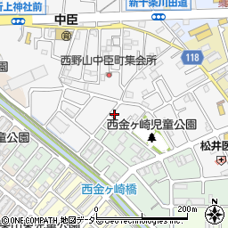 京都府京都市山科区勧修寺西栗栖野町120周辺の地図