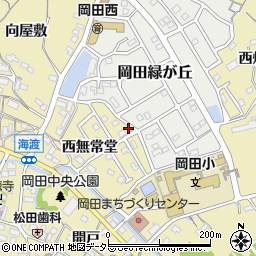 愛知県知多市岡田東無常堂27-3周辺の地図
