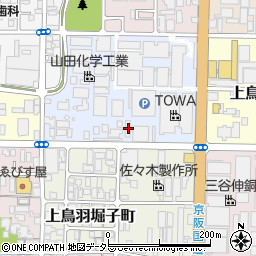 京都府京都市南区上鳥羽上調子町9周辺の地図