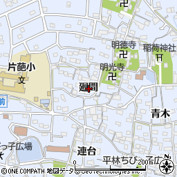 愛知県知多郡東浦町石浜廻間周辺の地図