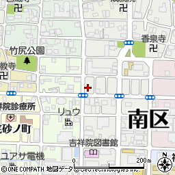 京都府京都市南区吉祥院前田町2周辺の地図
