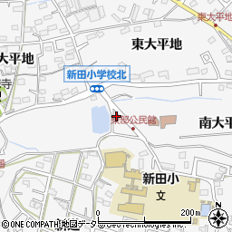 愛知県知多市八幡南大平地3-1周辺の地図