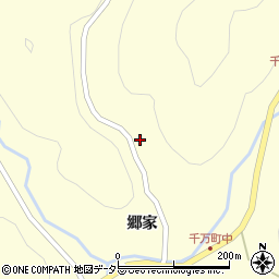 愛知県岡崎市千万町町入川周辺の地図