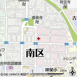 京都府京都市南区吉祥院東前田町7周辺の地図