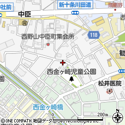 京都府京都市山科区勧修寺西栗栖野町102周辺の地図