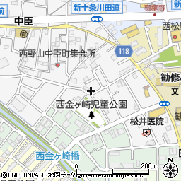 京都府京都市山科区勧修寺西栗栖野町136周辺の地図