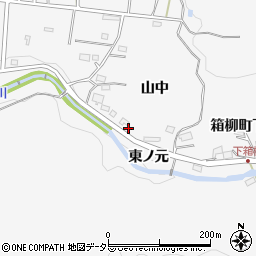 愛知県岡崎市箱柳町東ノ元38周辺の地図