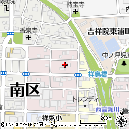 京都府京都市南区吉祥院東前田町28周辺の地図