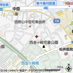 京都府京都市山科区勧修寺西栗栖野町101周辺の地図