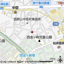 京都府京都市山科区勧修寺西栗栖野町100周辺の地図