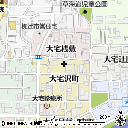 京都府京都市山科区大宅沢町11周辺の地図