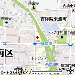 京都府京都市南区吉祥院稲葉町5周辺の地図