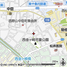 京都府京都市山科区勧修寺西栗栖野町135周辺の地図