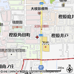 京都府京都市西京区樫原畔ノ海道1-40周辺の地図