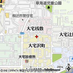 京都府京都市山科区大宅沢町10周辺の地図