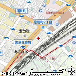 株式会社イセトー　静岡営業所周辺の地図